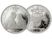 Moneta kolekcjonerska 10 € Benedykt XVI Watykan 2023