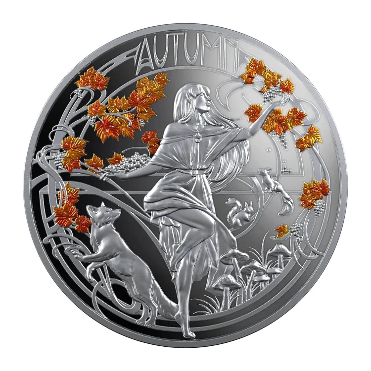 2 $, Jesień, Srebrna moneta