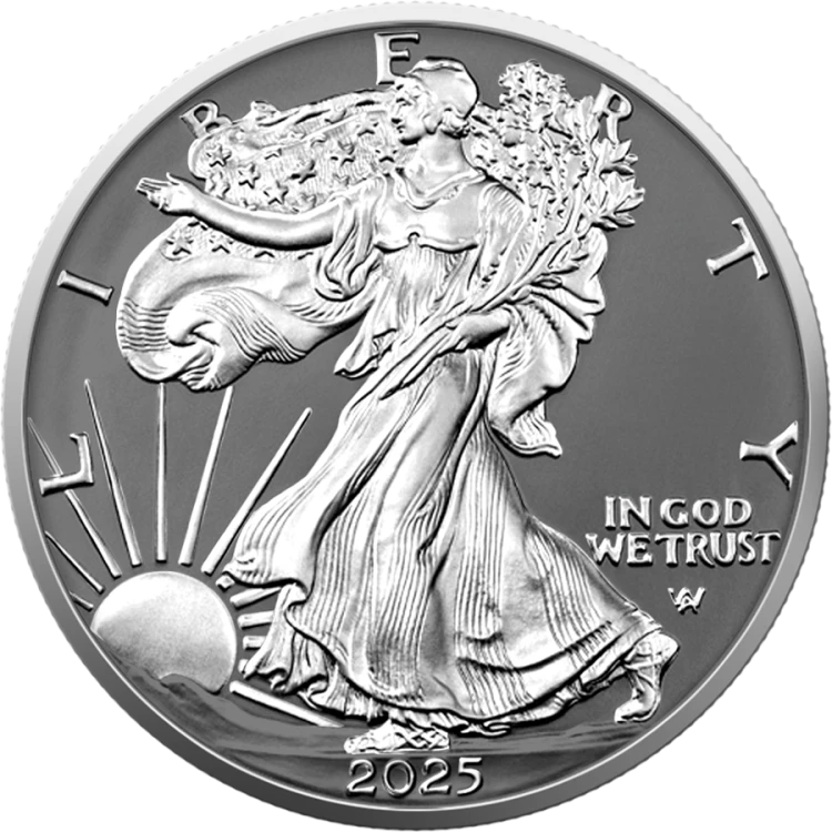 1 uncja, Amerykański Orzeł, Silver Ring 2025, Srebrna moneta