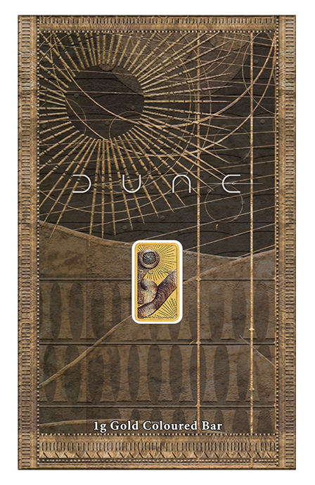 g Dune THE PERTH MINT, Sztabka złota kolorowana