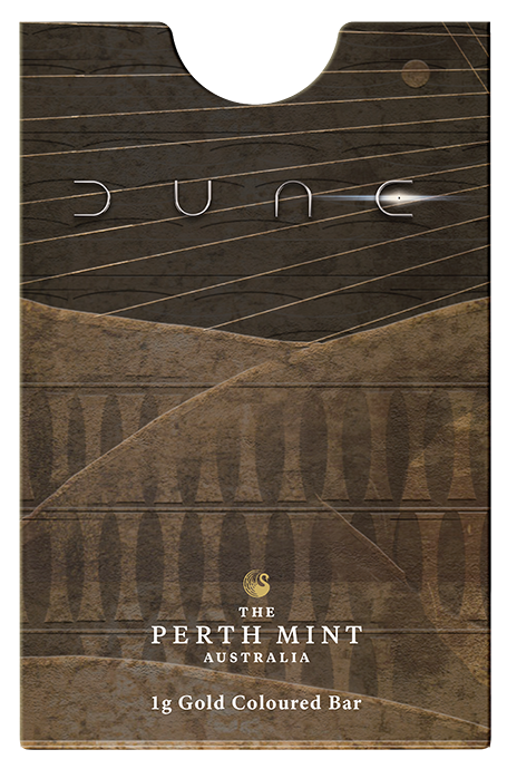 g Dune THE PERTH MINT, Sztabka złota kolorowana