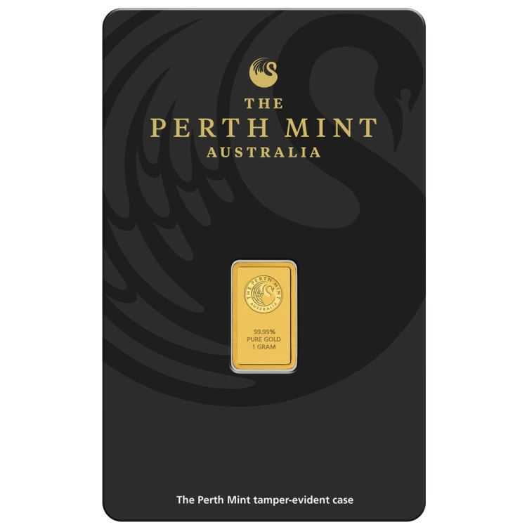 Sztabka złota 1 g The perth mint