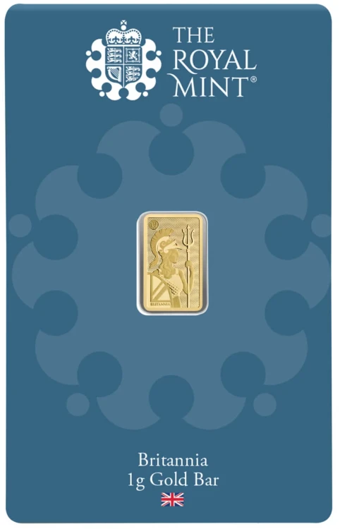 Sztabka złota 1g Britannia The Royal Mint
