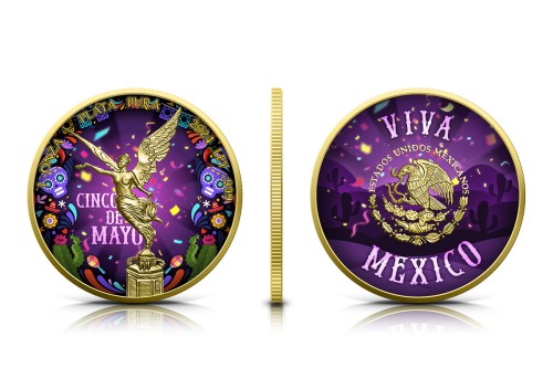 1 uncja, Cinco de Mayo Mexico Libertad, Srebrna moneta