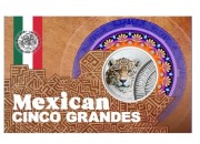 Cameroon 2026-Mexican Cinco Grandes Jaguar Ag999 1/4 oz Coin in Card