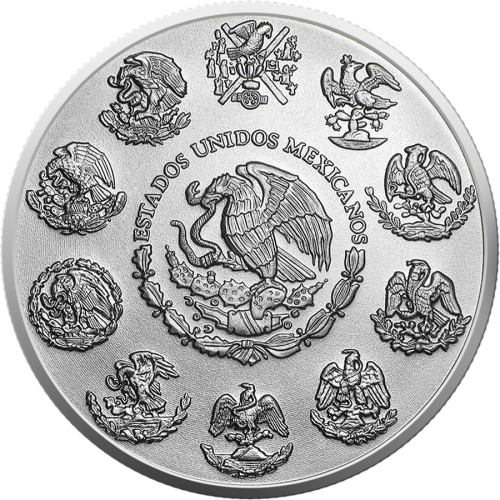1 uncja, Powietrze, Seria: The Forces of Nature Mexico Libertad, Srebrna moneta