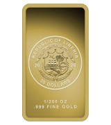 20 $, Pająk Czarna Wdowa, Złota moneto-sztabka, 2026