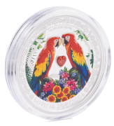 2$ Love is Precious – Macaws, Srebrna moneta
