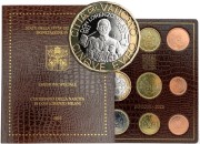 Watykan zestaw monet EURO BU 2023 plus 5 euro