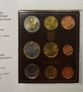 Watykan zestaw monet EURO BU 2023 plus 5 euro