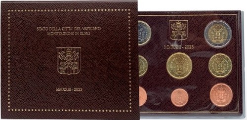 Watykan zestaw 8 monet EURO BU 2023