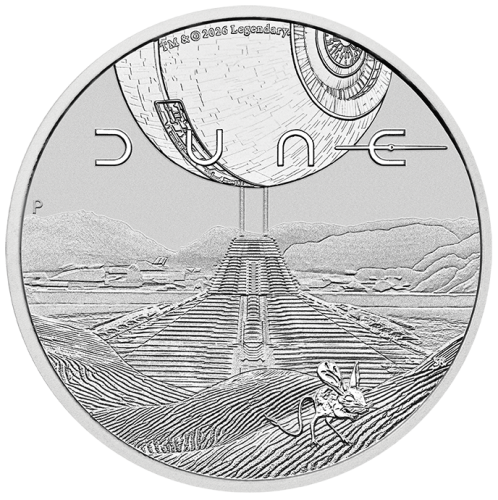 1 $, Dune THE PERTH MINT, Srebrna moneta, 2026