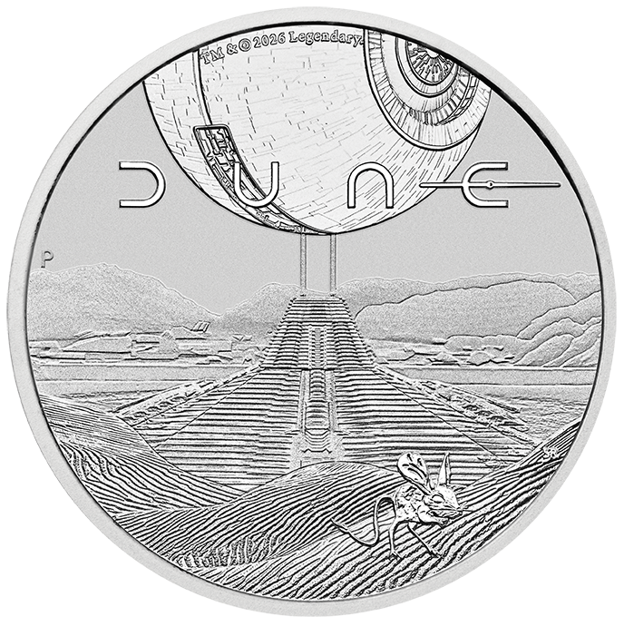 1 $, Dune THE PERTH MINT, Srebrna moneta, 2026