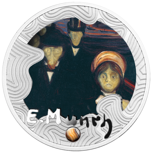 500 franków CFA, Edvard Munch, Niepokó