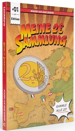 Album na monety Presso, Kolekcja Euro 24x 2 Euro „Kids", Leuchtturm