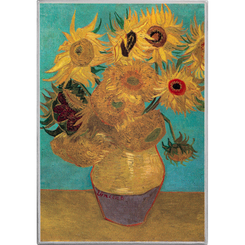 1000 franków CFA, Słoneczniki - Vincent van Gogh, Srebrna moneta