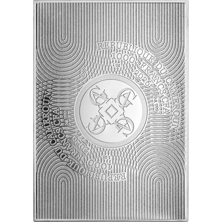 1000 franków CFA, Słoneczniki - Vincent van Gogh, Srebrna moneta