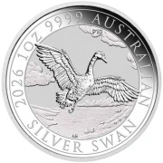 1 uncja, Australijski Łabędź PERTH MINT, Srebrna moneta, 2026