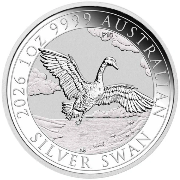 1 uncja, Australijski Łabędź PERTH MINT, Srebrna moneta, 2026