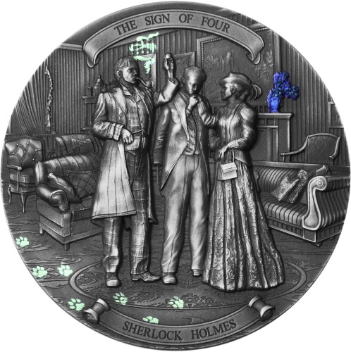 5$, Znak Czterech, Seria: Sherlock Holmes, Srebrna moneta