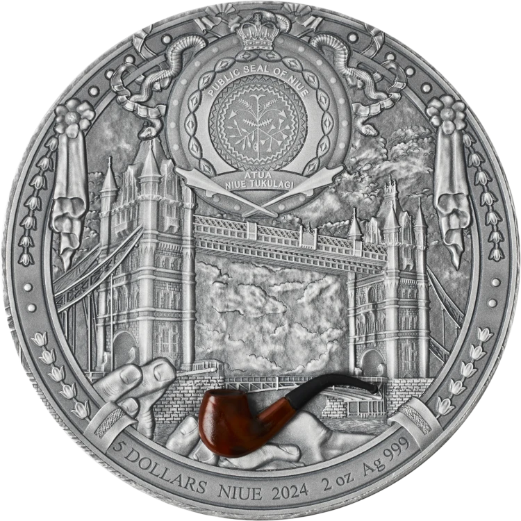 5$, Znak Czterech, Seria: Sherlock Holmes, Srebrna moneta