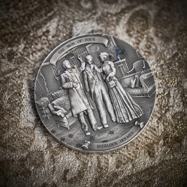5$, Znak Czterech, Seria: Sherlock Holmes, Srebrna moneta