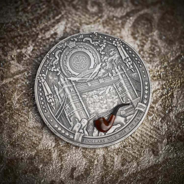 5$, Znak Czterech, Seria: Sherlock Holmes, Srebrna moneta