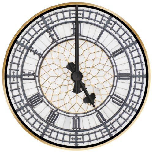 5 Euro, Zegar Londyn Big Ben, Seria: Zegary Ratuszowe, Srebrna moneta