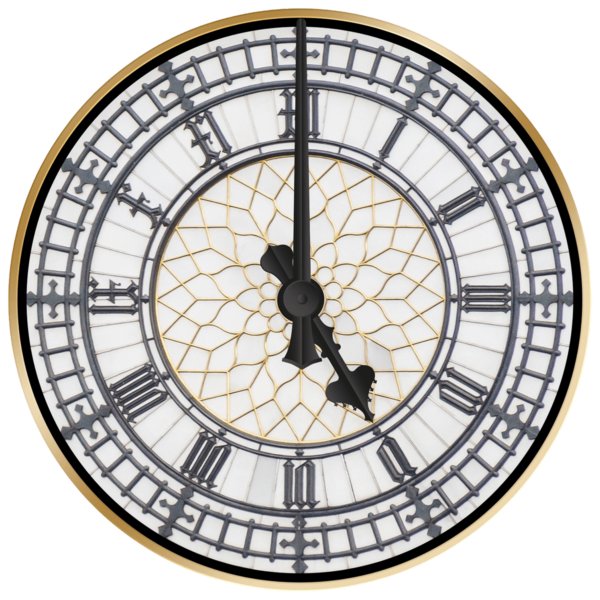 5 Euro, Zegar Londyn Big Ben, Seria: Zegary Ratuszowe, Srebrna moneta