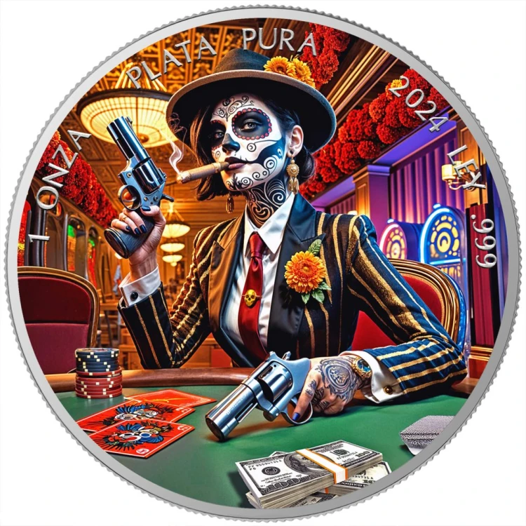 1 onza, Gangster, Srebrna moneta