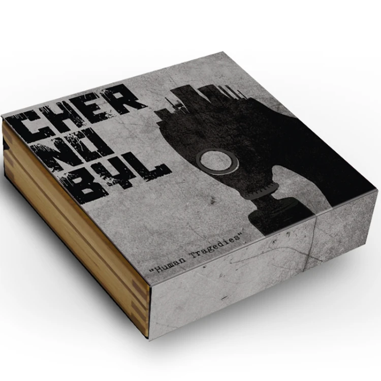 Srebrna moneta 5$ Czarnobyl etui