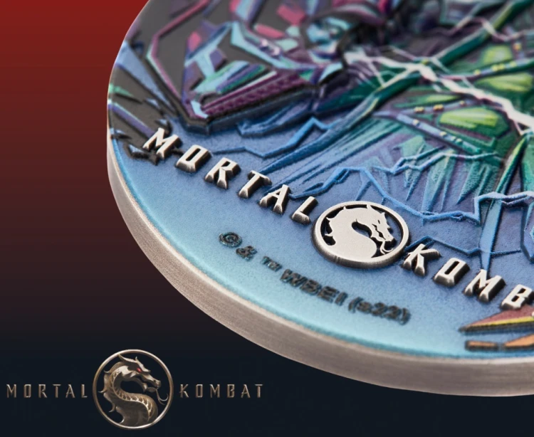 Srebrna moneta 5$ Mortal Kombat