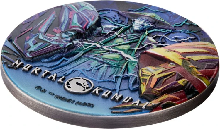 Srebrna moneta 5$ Mortal Kombat