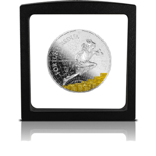 Srebrna moneta 1$ Fortuna Redux Merkury ramka