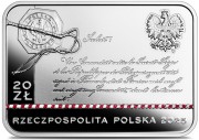 Srebrna moneta 20 zł 100-lecie zawarcia Konkordatu między Stolicą Apostolską a Rzecząpospolitą Polską awers