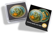 2 $ Bitcoin, Bowl KOI FISH, Srebrna moneta