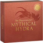 2000 Franków CFA, Mityczna Hydra, Seria: Dragonologia, Srebrna moneta
