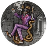 2000 franków CFA, Baron Samedi, Srebrna moneta