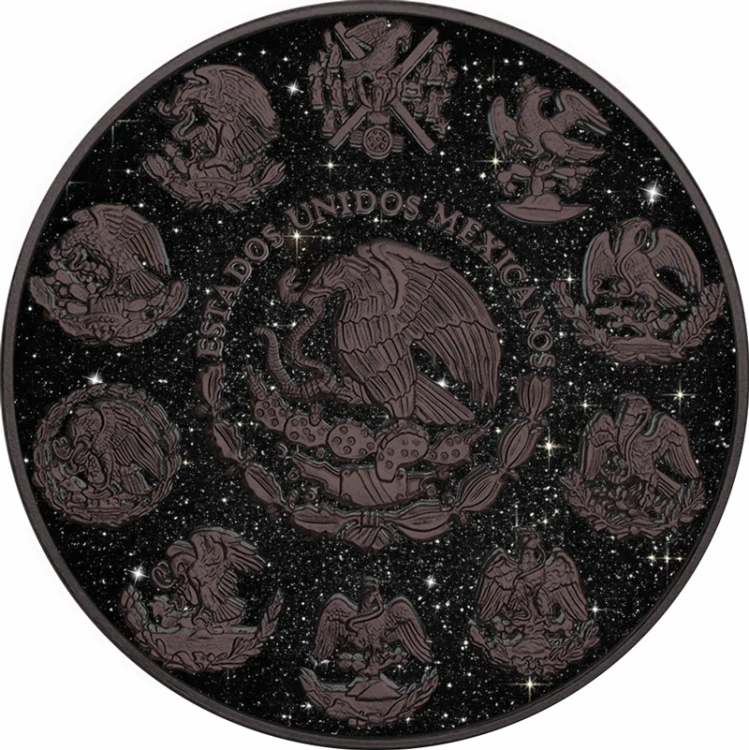 1 onza, Diamond Libertad Skull, Srebrna moneta