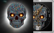 1 onza, Diamond Libertad Skull, Srebrna moneta
