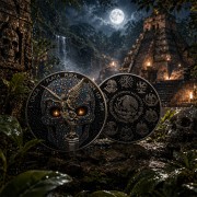 1 onza, Diamond Libertad Skull, Srebrna moneta