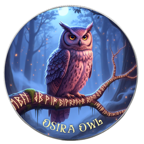 1 $, Amerykański Orzeł, Sowa Osira, Seria: Leśne totemy, Srebrna moneta uszlachetniona