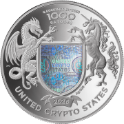 1000 Satoshi, Byk, Seria: Binary World, Srebrna moneta