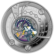 500 franków CFA, Koziorożec, Seria: Znaki Zodiaku, Srebrna moneta