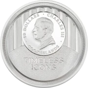 10 $, Statua Wolności, Seria: : Ponadczasowe Ikony, Srebrna moneta