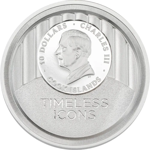 10 $, Statua Wolności, Seria: : Ponadczasowe Ikony, Srebrna moneta