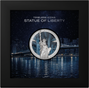 10 $, Statua Wolności, Seria: : Ponadczasowe Ikony, Srebrna moneta