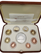 Watykan zestaw 9 monet EURO PROOF 2023