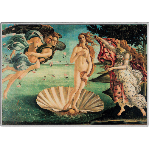 1000 franków CFA, Narodziny Wenus - Sandro Botticelli, Srebrna moneta