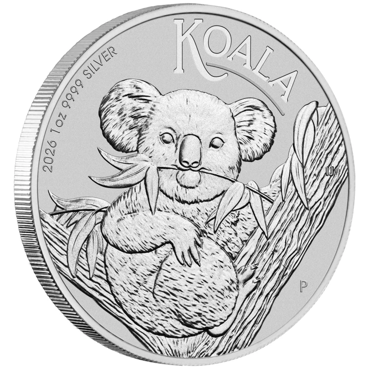 1 uncja, Koala, THE PERTH MINT, Srebrna moneta, 2026